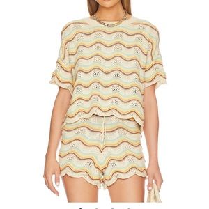 Make Waves Striped Top LSpace